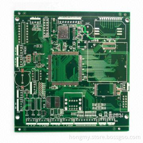 6-layered PCB, Lead-free HASL Finish, 0.125mm CNC and 0.15mm Punching Outline Tolerance